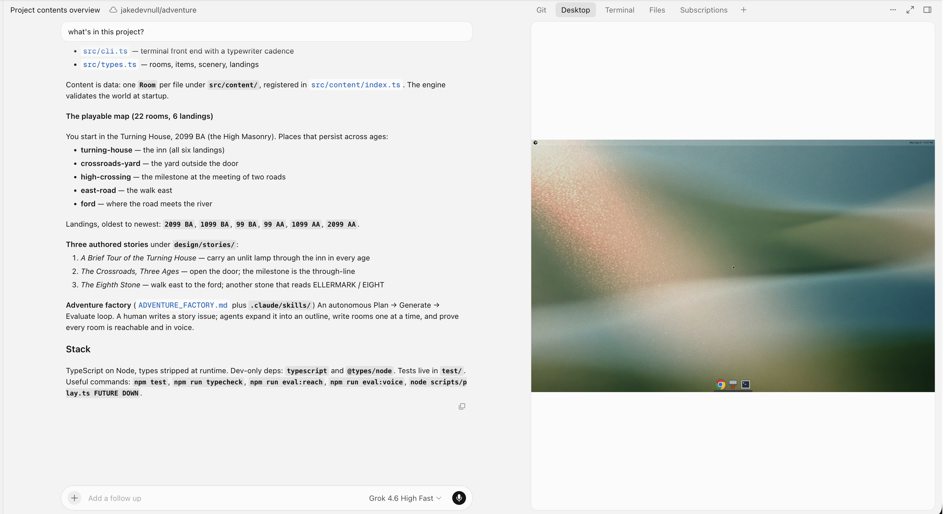 Cursor cloud agent with a full desktop environment
