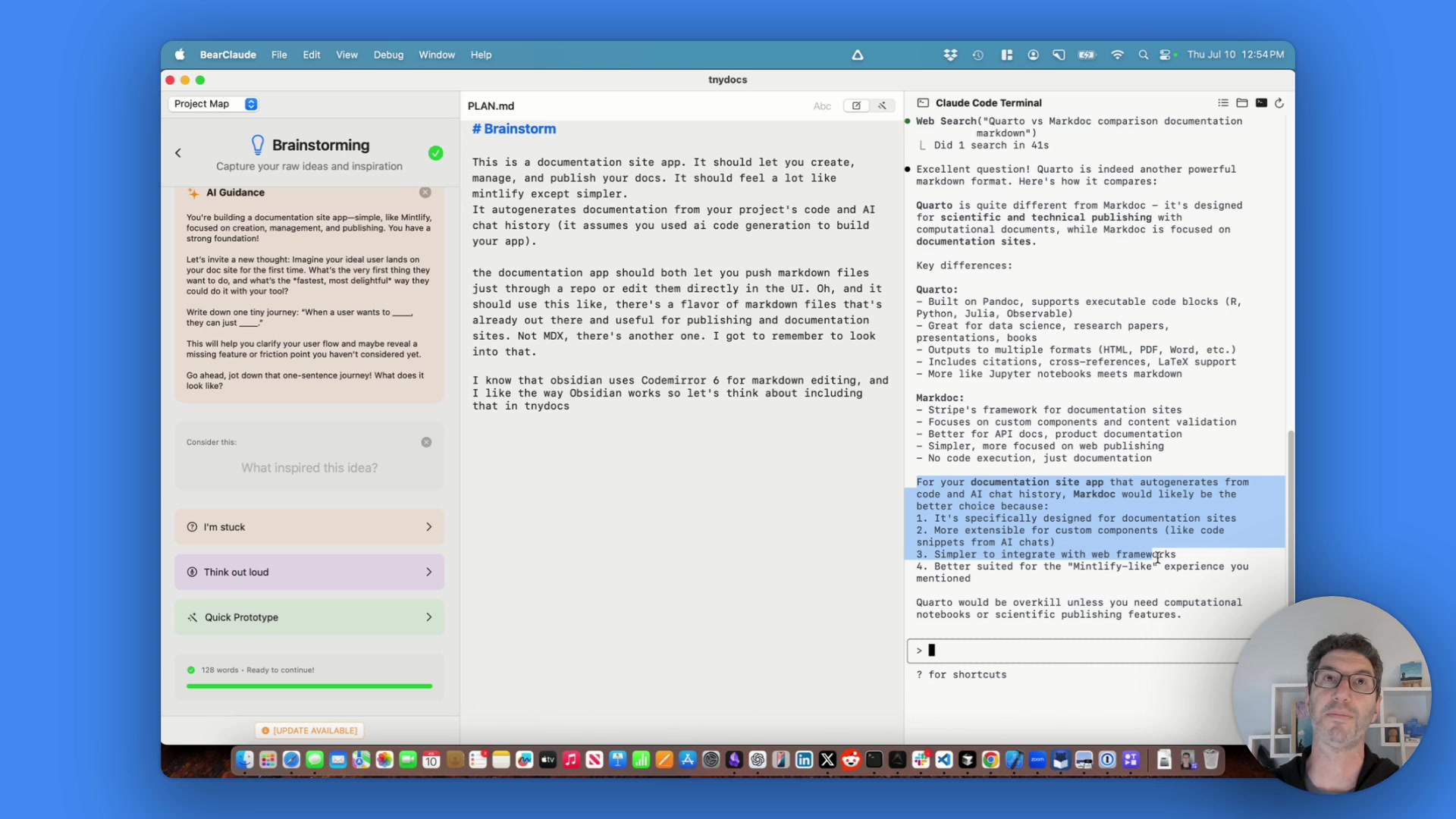 Comparing Markdoc and Quarto with an AI assistant.