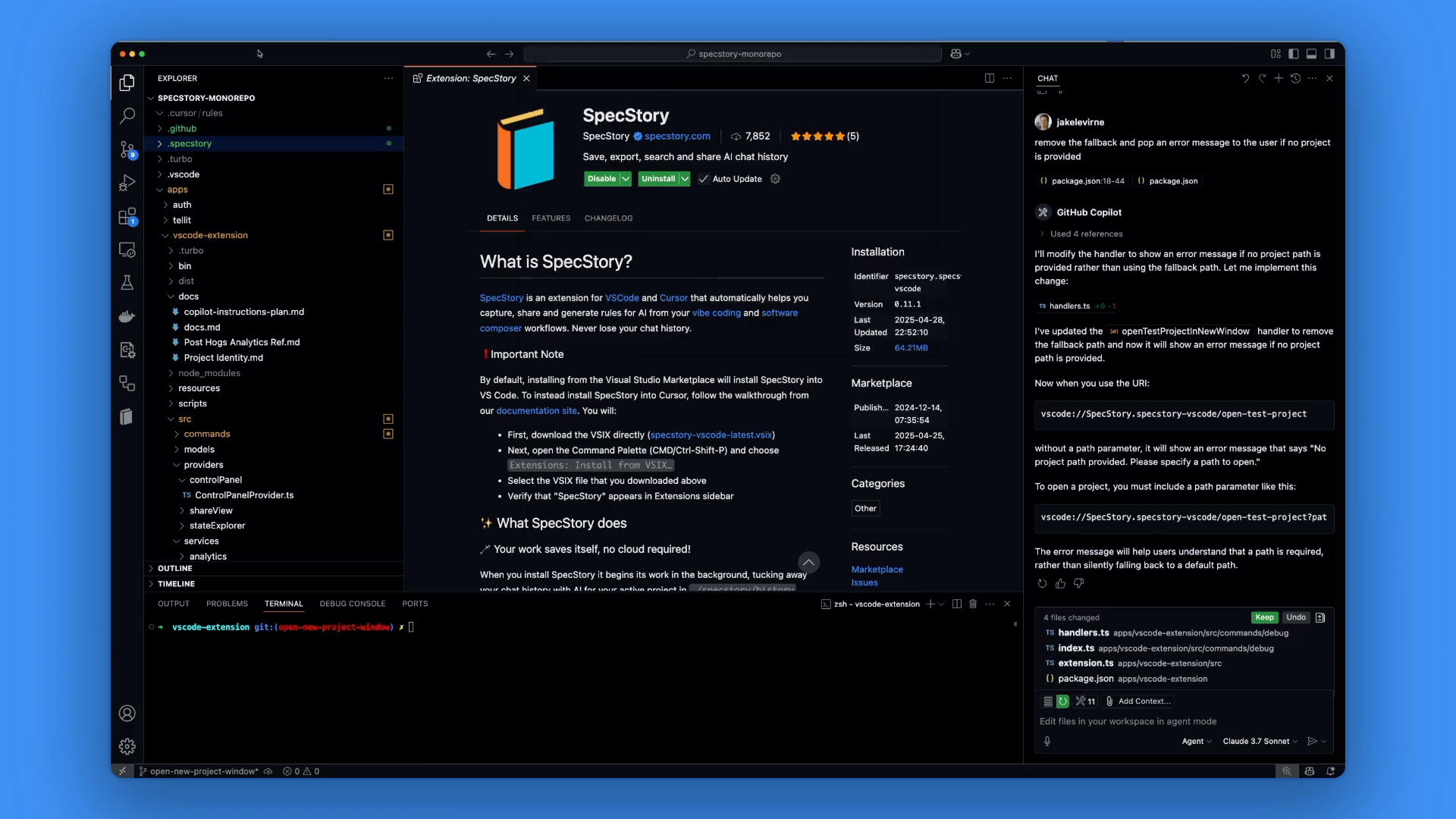 Automatically save all AI conversations
